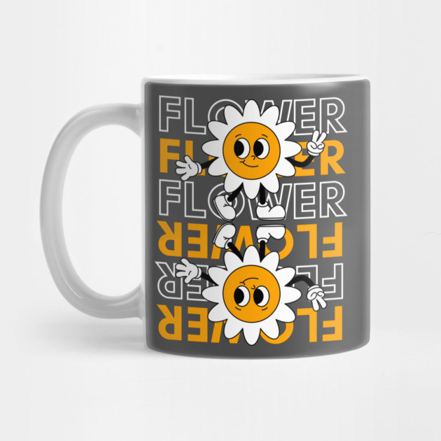 Groovy 70s Retro Smiley Face Flower Power by TuncGK