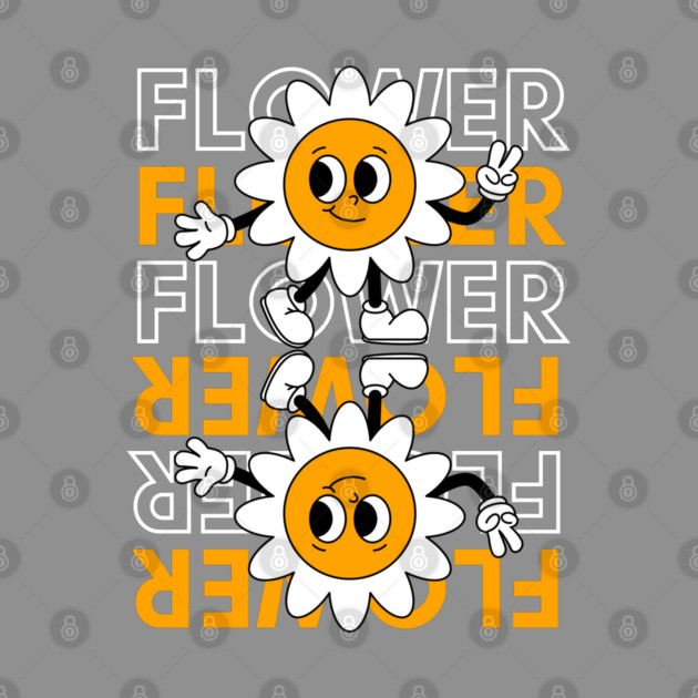 Groovy 70s Retro Smiley Face Flower Power by TuncGK