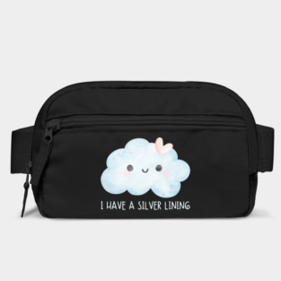 Cute Kawaii Cloud with a Silver Lining Bag