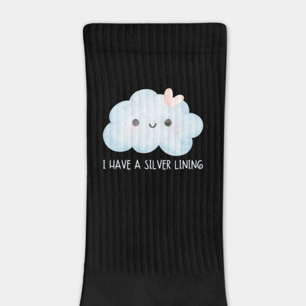 Cute Kawaii Cloud with a Silver Lining by TuncGK