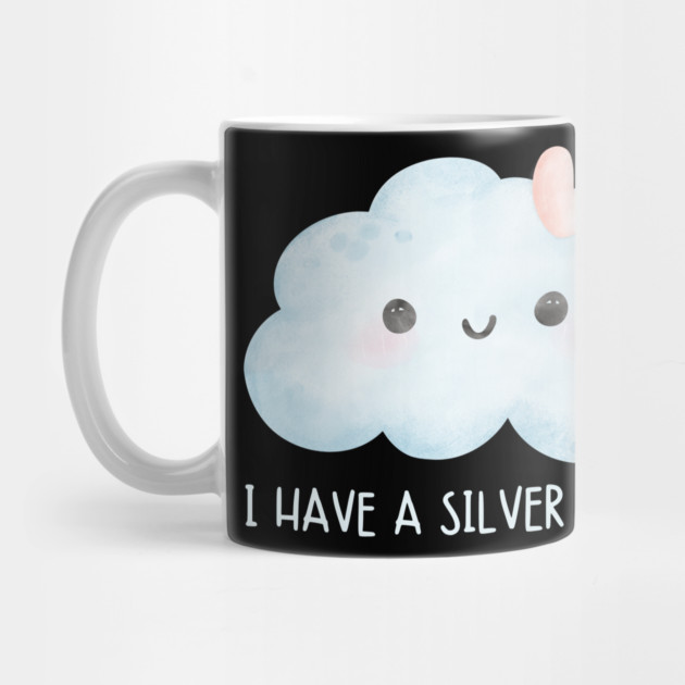 Cute Kawaii Cloud with a Silver Lining by TuncGK