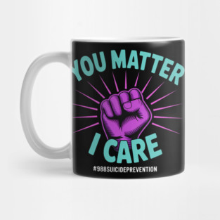 Mental Health Suicide Prevention Awareness Semi Colon 988 Mug