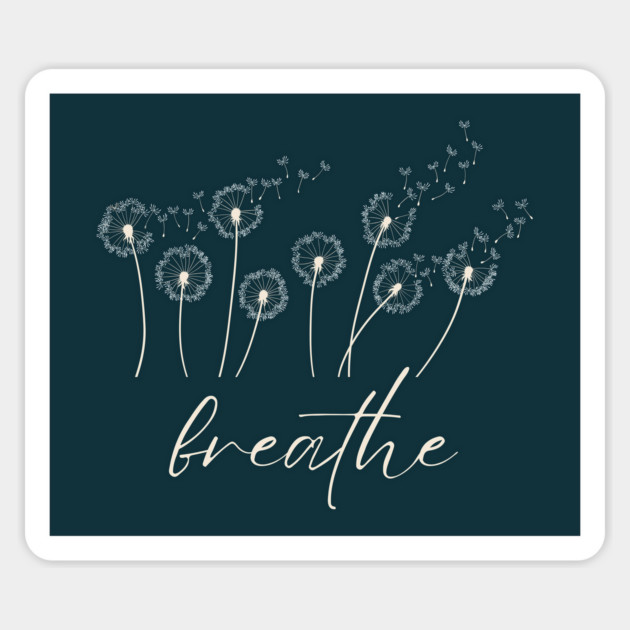 Inspirational Dandelion Lungs for Yoga and Meditation Magnet by TuncGK