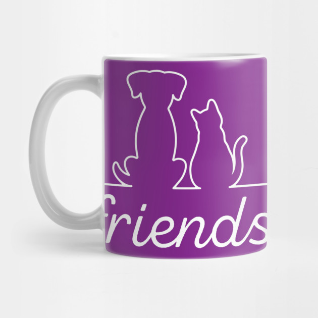 Minimalist Dog and Cat for Animal Lover Friends by TuncGK