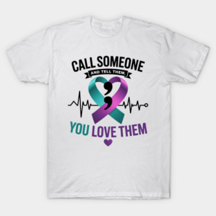 Ribbon Suicide Prevention Suicide Awareness T-Shirt