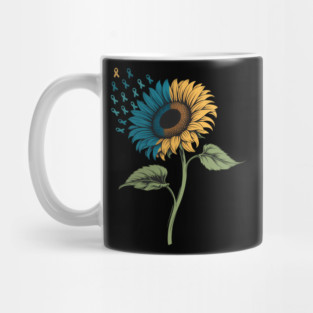 Suicide Prevention Awareness Sunflower Mug
