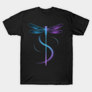 Suicide Prevention Awareness Warrior Teal Purple Dragonfly T-Shirt