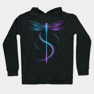 Suicide Prevention Awareness Warrior Teal Purple Dragonfly Hoodie