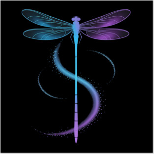 Suicide Prevention Awareness Warrior Teal Purple Dragonfly Posters and Art
