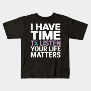 Suicide Prevention Awareness Kids T-Shirt
