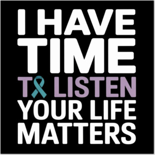 Suicide Prevention Awareness Posters and Art