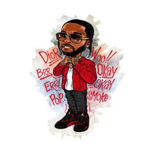 Stylish Hip-Hop Cartoon Art – Rap, Streetwear & Sneakers T-Shirt