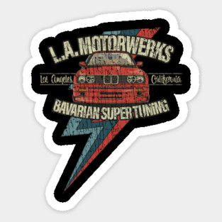 L.A. Motorwerks - Bavarian Super Tuning 1984 Sticker