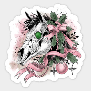 Mari Lwyd Sticker