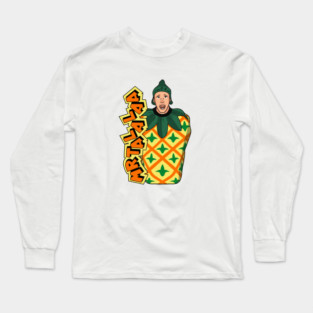 Mr. Talalaa - Pineapple Character Long Sleeve T-Shirt