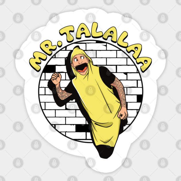 Mr. Talalaa - Banana Character Sticker by MrTalalaa