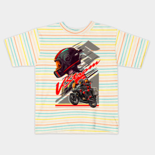 Suzuki V-Strom Adventure Motorcycle Art Kids T-Shirt