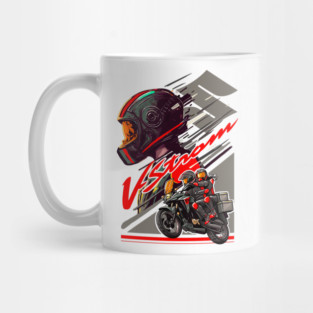 Suzuki V-Strom Adventure Motorcycle Art Mug