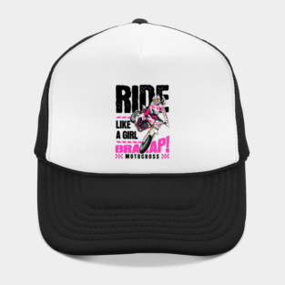 Ride girl dirt bike motocross Hat