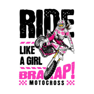 Ride girl dirt bike motocross T-Shirt