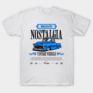 Classic American Pickup Truck Illustration T-Shirt