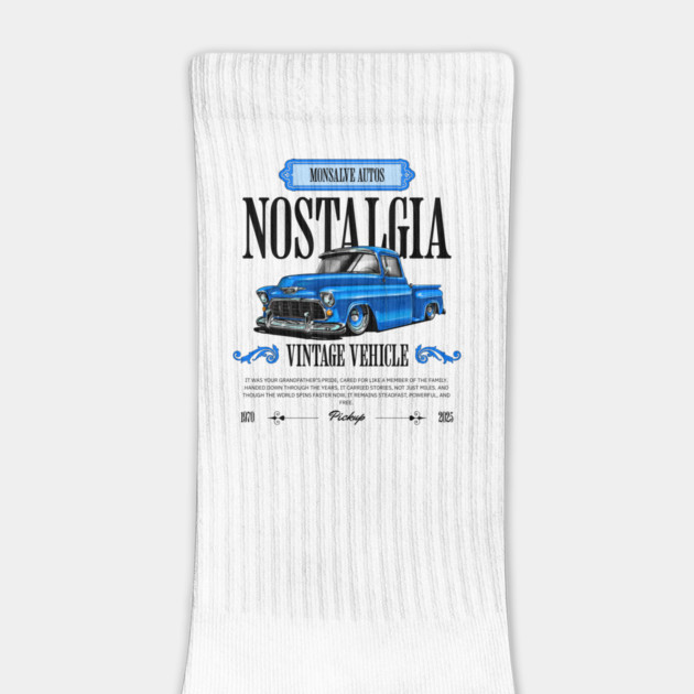 Classic American Pickup Truck Illustration by monsalveautos