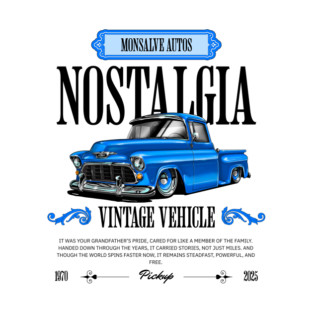 Classic American Pickup Truck Illustration T-Shirt