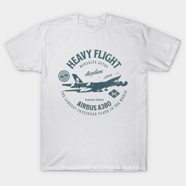Airbus A380 T-Shirt by monsalveautos