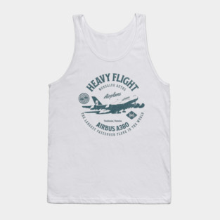 Airbus A380 THE LARGEST PASSENGER PLANE IN THE WORLD Tank Top