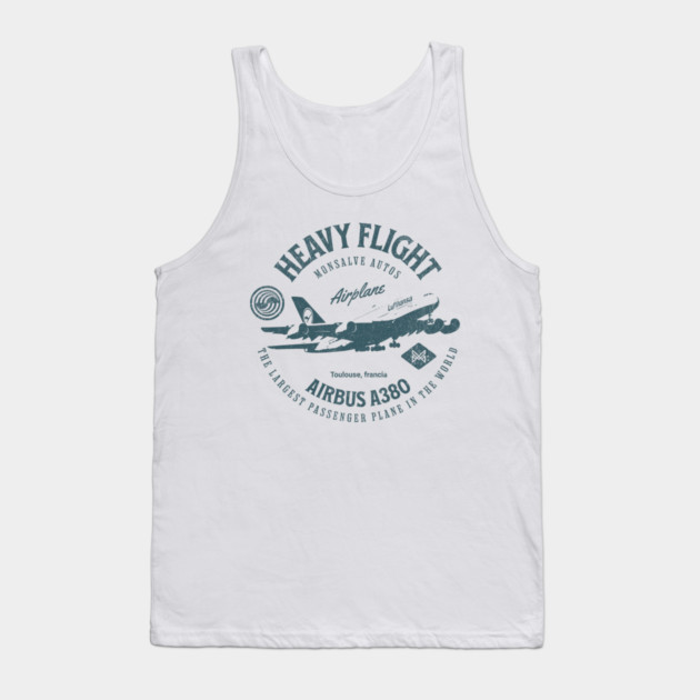 Airbus A380 Tank Top by monsalveautos