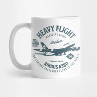 Airbus A380 THE LARGEST PASSENGER PLANE IN THE WORLD Mug