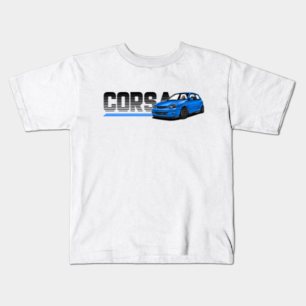 Chevrolet | Opel CORSA | Automotive Apparel & Decor Kids T-Shirt by monsalveautos