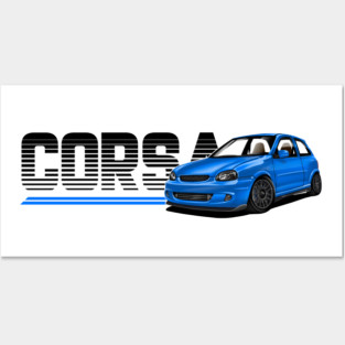 Chevrolet | Opel CORSA | Automotive Apparel & Decor Posters and Art