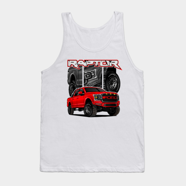 Ford Raptor red Tank Top by monsalveautos