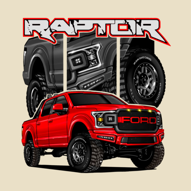 Ford Raptor red by monsalveautos