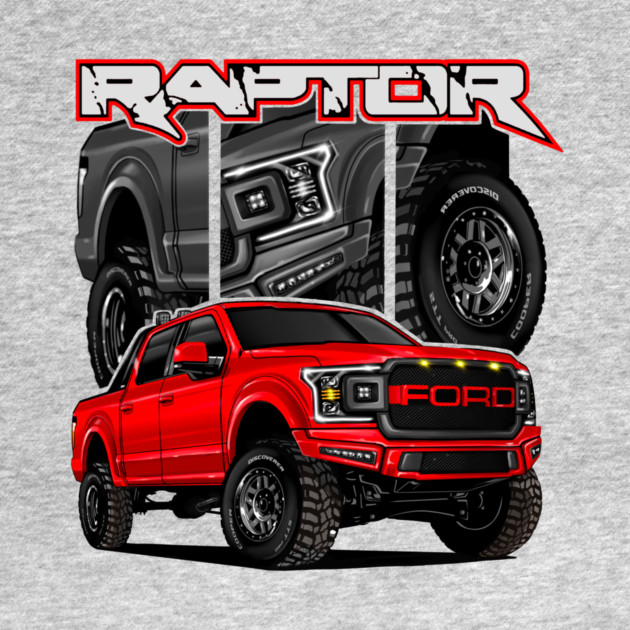 Ford Raptor red by monsalveautos
