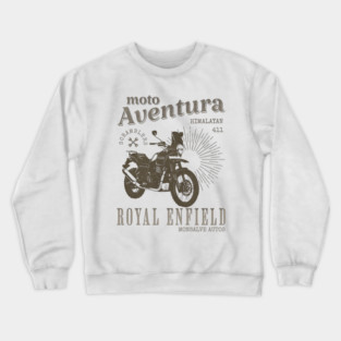 ROYAL ENFIELD HIMALAYAN 411 classic motorcycle Crewneck Sweatshirt