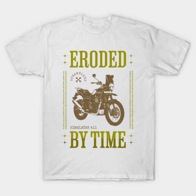 scrambler motorcycle ROYAL ENFIELD HIMALAYAN 411 T-Shirt by monsalveautos