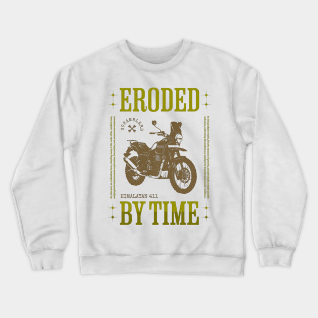 scrambler motorcycle ROYAL ENFIELD HIMALAYAN 411 Crewneck Sweatshirt by monsalveautos