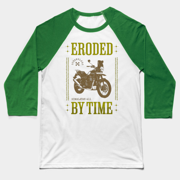 scrambler motorcycle ROYAL ENFIELD HIMALAYAN 411 Baseball T-Shirt by monsalveautos