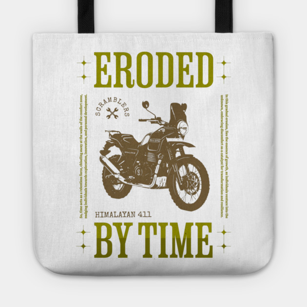scrambler motorcycle ROYAL ENFIELD HIMALAYAN 411 Tote by monsalveautos