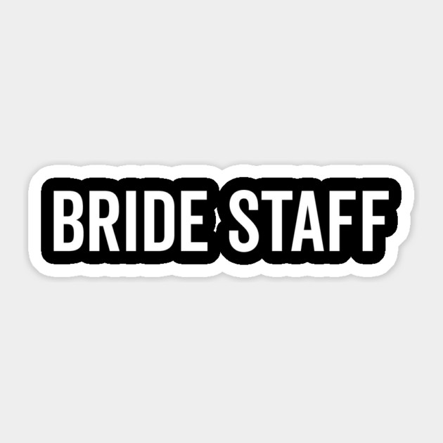 Bride Staff Sticker by Frank Ring