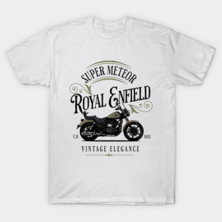 vintage elegance ROYAL ENFIELD SUPER METEOR 650 T-Shirt