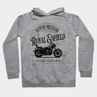 vintage elegance ROYAL ENFIELD SUPER METEOR 650 Hoodie