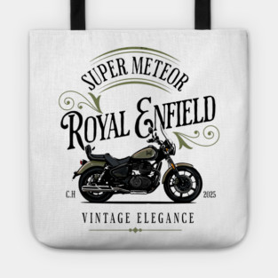 vintage elegance ROYAL ENFIELD SUPER METEOR 650 Tote