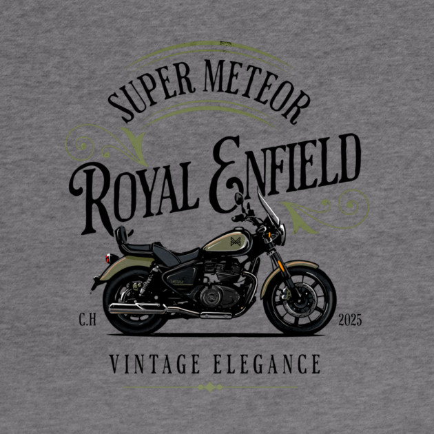 vintage elegance ROYAL ENFIELD SUPER METEOR 650 by monsalveautos