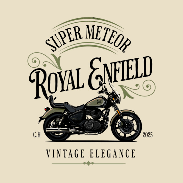 vintage elegance ROYAL ENFIELD SUPER METEOR 650 by monsalveautos