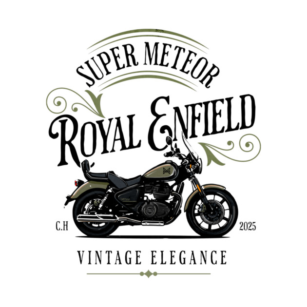 vintage elegance ROYAL ENFIELD SUPER METEOR 650 by monsalveautos