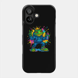 Street King Frog Phone Case