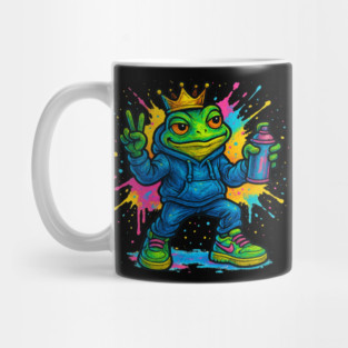 Street King Frog Mug